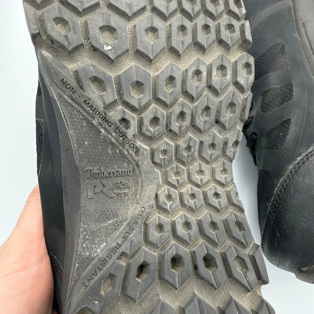 Timberland PRO Radius Mens Work Shoes Black Alloy Toe A16JZ Size 11M